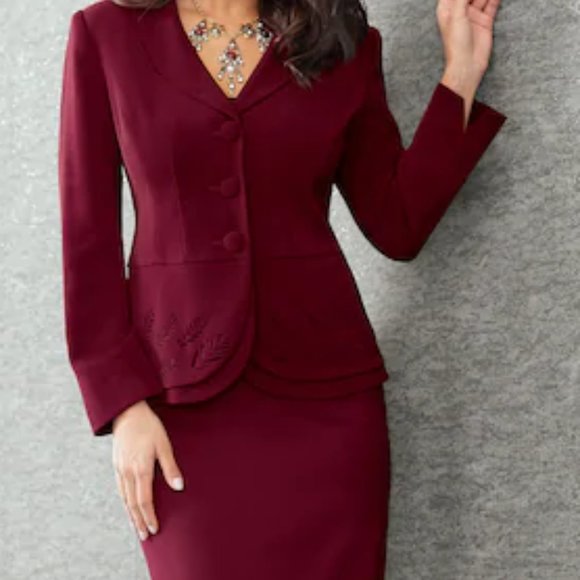 Midnight Velvet Dresses & Skirts - Midnight Velvet Cutout Suit